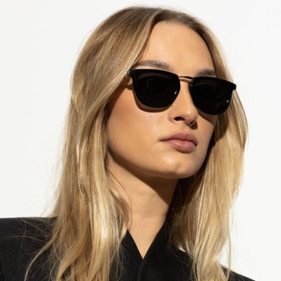 NWT SAINT LAURENT BLACK WOMEN SUNGLASSES - Picture 1 of 6